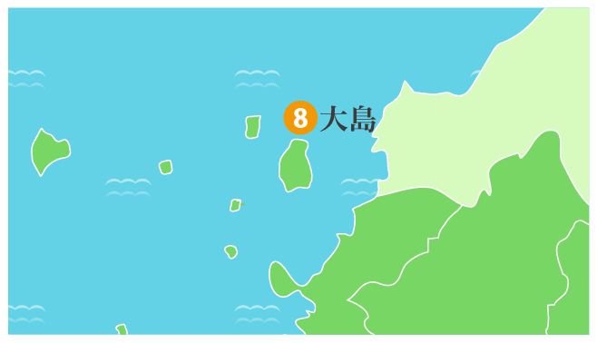 大島地域拡大図