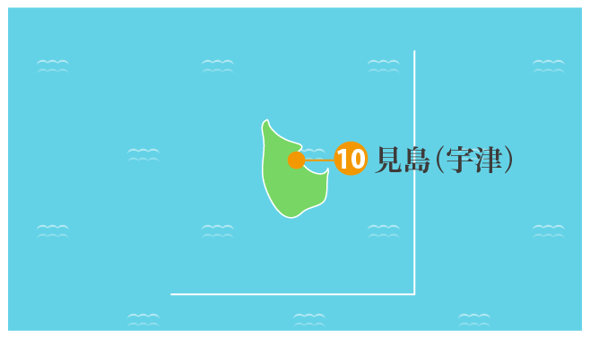 見島(宇津)拡大図